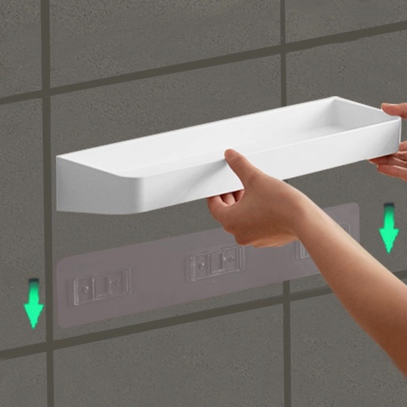 Large shower caddy shelf organizer bathroom kitchen self adhesive - Picture 2 of 7